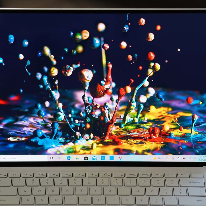 Dell XPS 15 OLED screen.