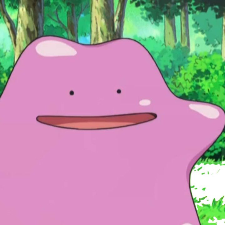 A big, smiling Ditto.