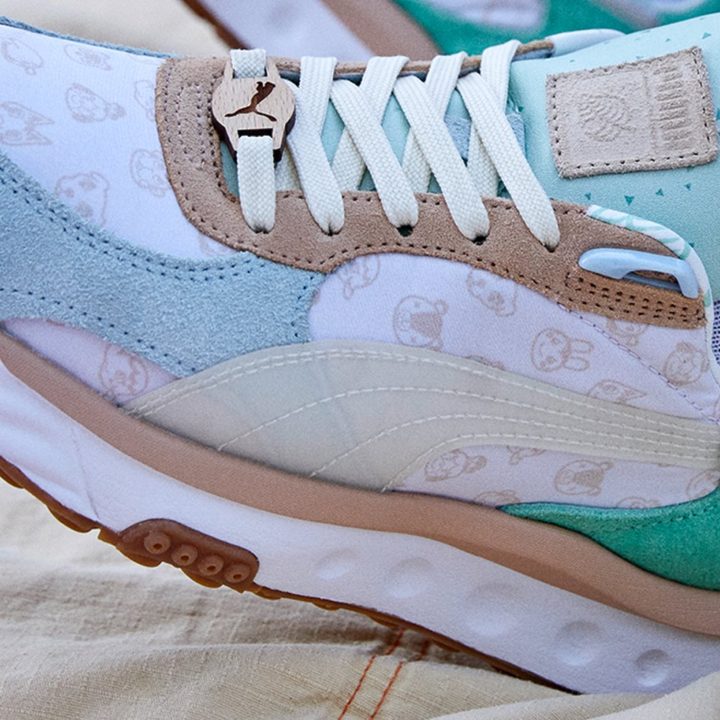 A close look at Animal Crossing's Puma sneakers
