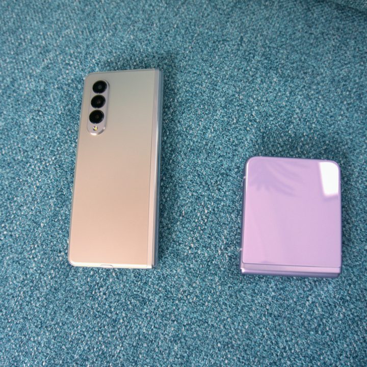 Flip 3 and Fold 3 from the back.