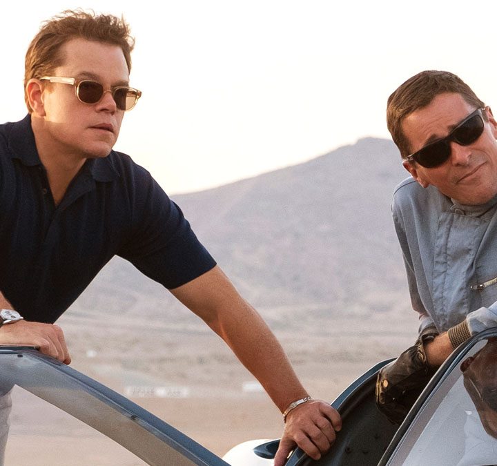 Matt Damon and Christian Bale in Ford v Ferrari.