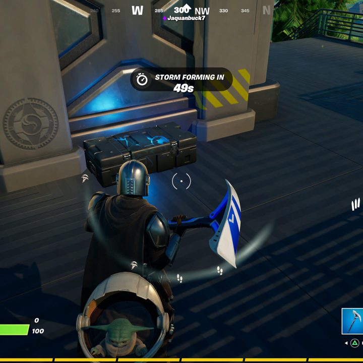 Alien sample in Fortnite.