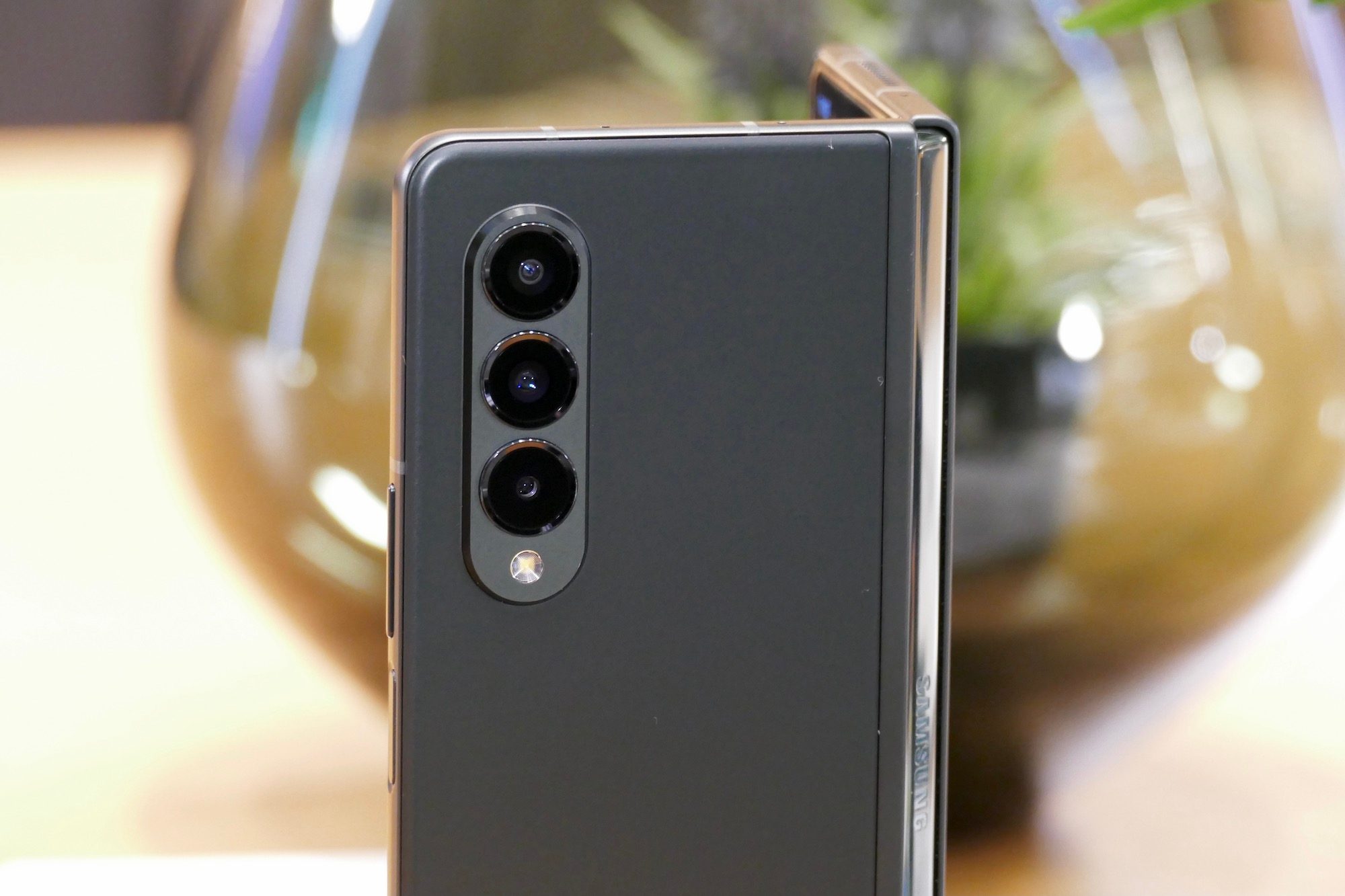 Galaxy Z Fold 3 camera module.