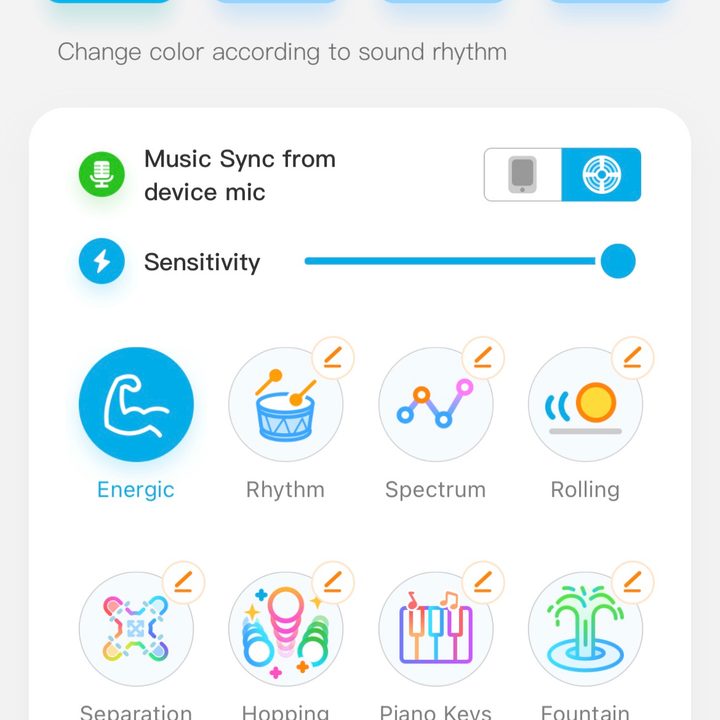 Govee App Music mode