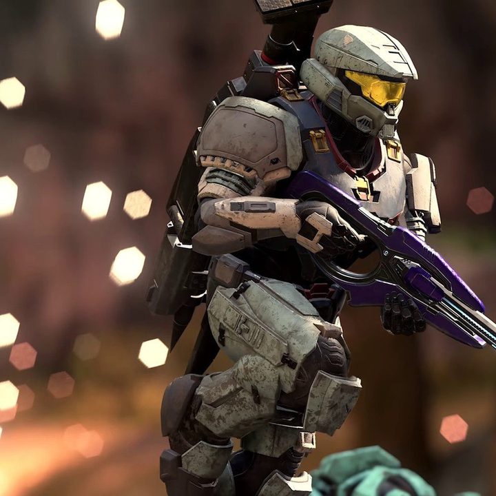 Spartan on the battlefield