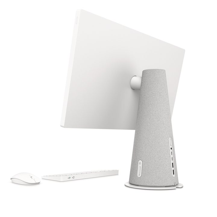 Ports are located on the rear for connectivity on the HP Chromebase.