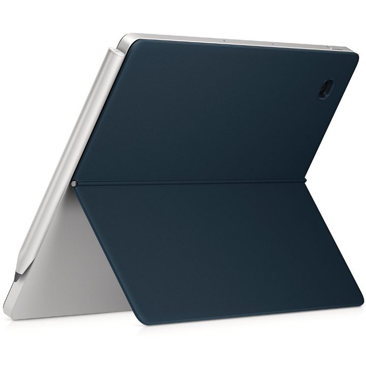 The backside and kickstand of the HP Chromebook x2 11.