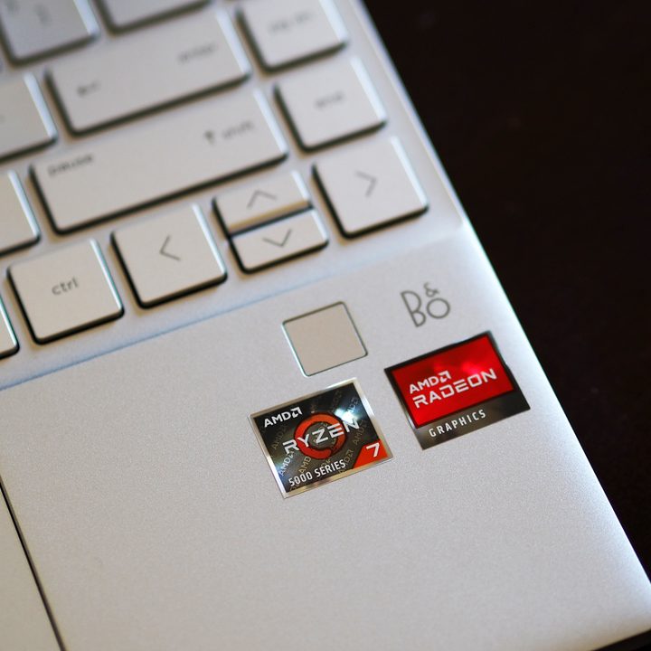 HP Pavilion Aero 13 fingerprint scanner.