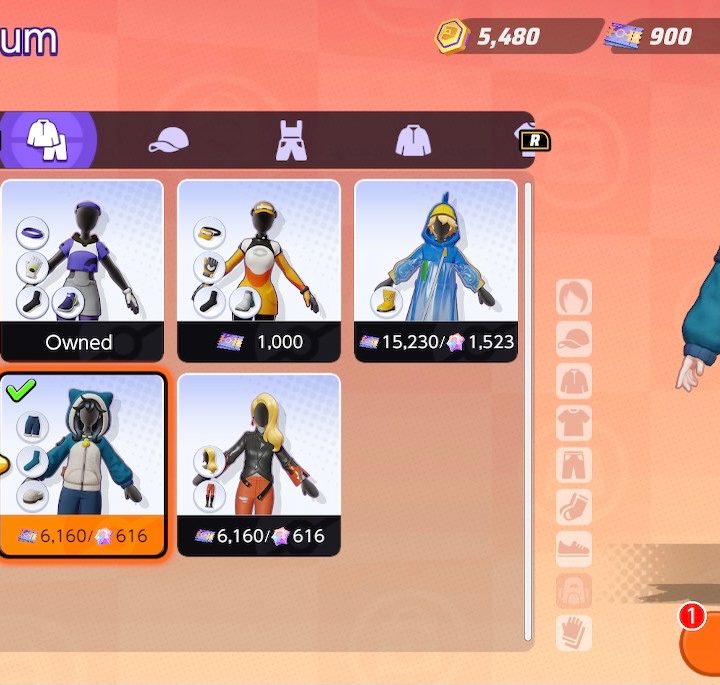 The game's very cute Snorlax jacket.