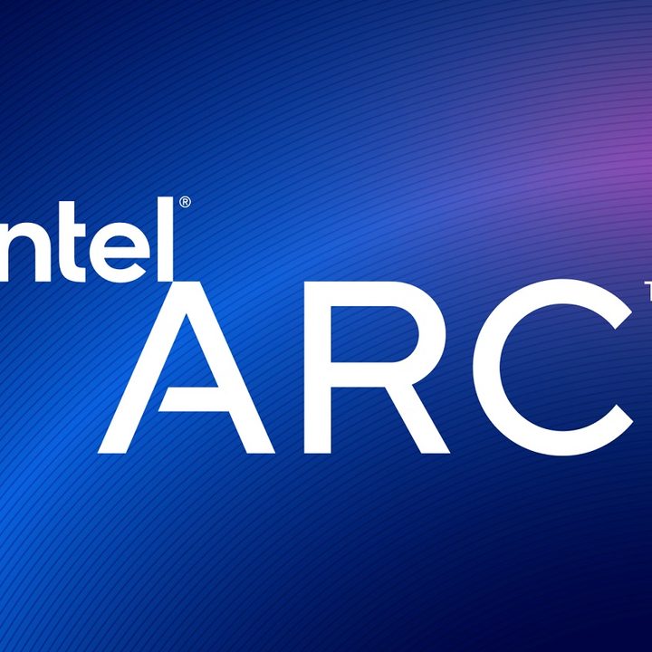 Intel Arc logo.