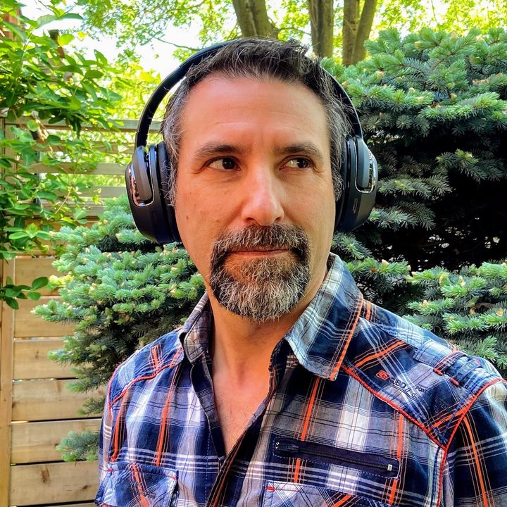 JBL Tour One wireless noise canceling headphones.