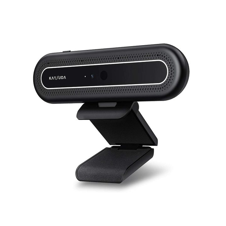 A close up look at the Kaysuda CA20 webcam on a white background.