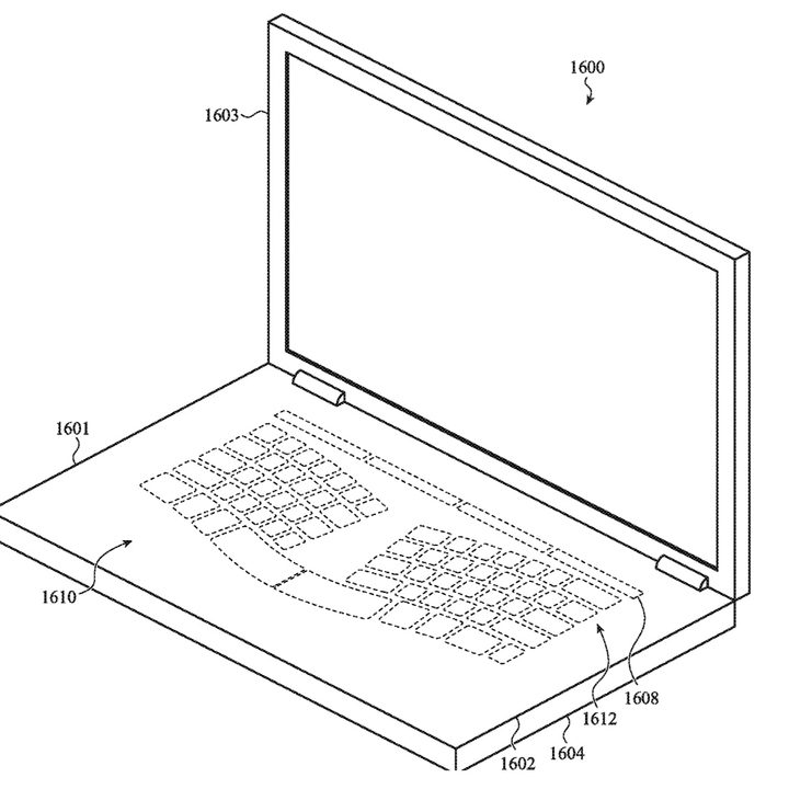 Picture of Apple dual-screen patent.