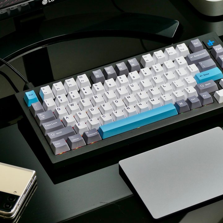 Keychron Q1 mechanical keyboard.