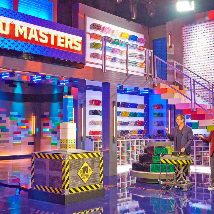 An image of the set from season 2, episode 3 of the Lego Masters series.