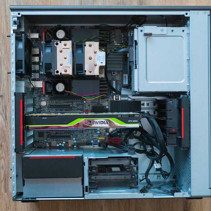 Internals of Lenovo P620.