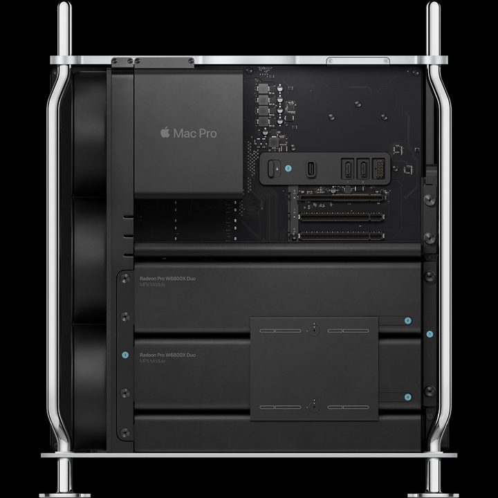 Apple Mac Pro with AMD Radeon Pro modules installed.