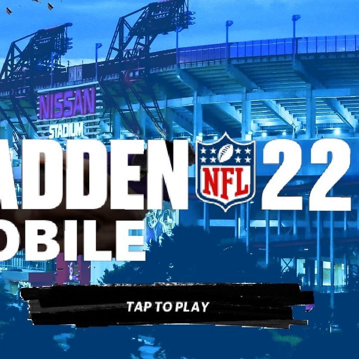 Thee title screen for Madden 22 Mobile.