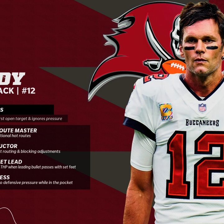 Tom Brady's X-Factors in Madden 22.