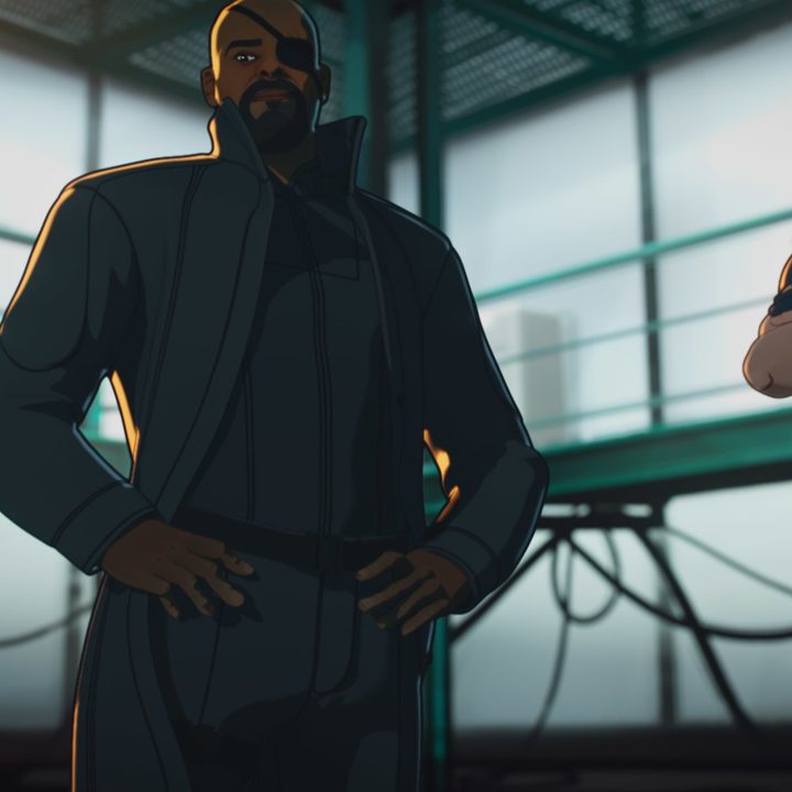 A scene from Marvel's What If? series on Disney+ streaming service.