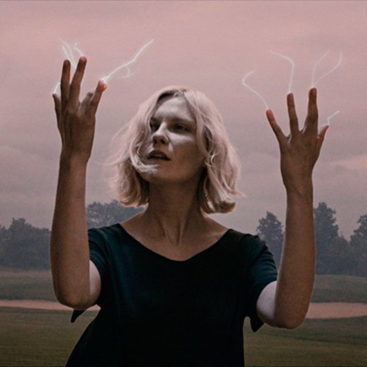 Kirsten Dunst in Melancholia.