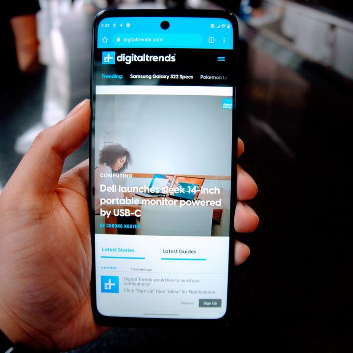 Motorola Edge on Digital Trends.