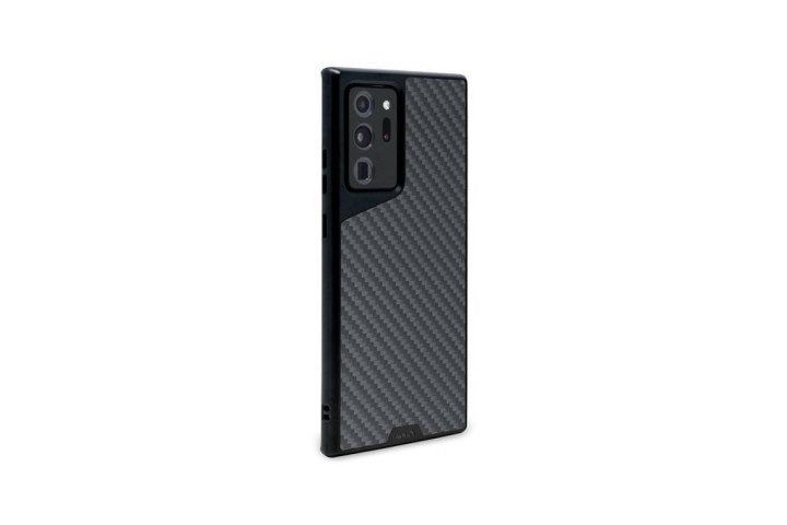The Limitless 3.0 Case in black Aramid Fiber for the Samsung Galaxy Note 20 Ultra.