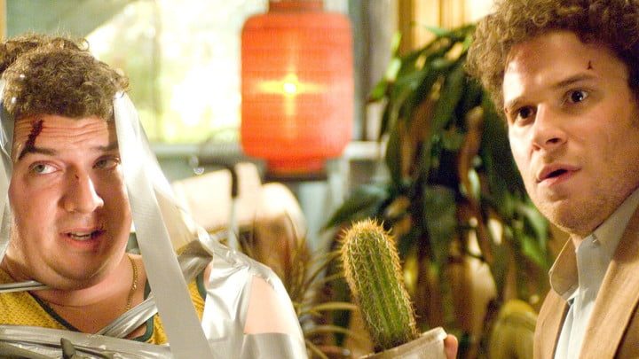 DannyMcBried and Seth Rogen in Pineapple Express.
