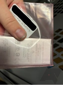 A leak of the Pixel 5a battery.