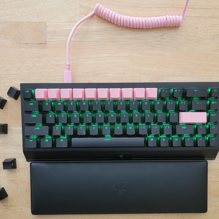Razer ergonomic wrist rest.