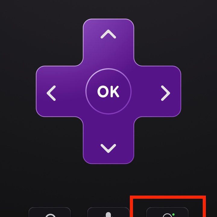 Private Listening on the Roku app.