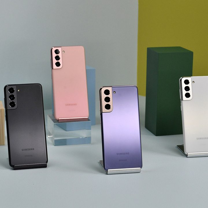 Samsung Galaxy S21 at Unpacked January 2021.