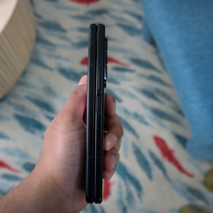 Samsung Galaxy Z Fold 3 closed.