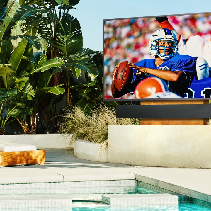 Samsung The Terrace outdoor TV.