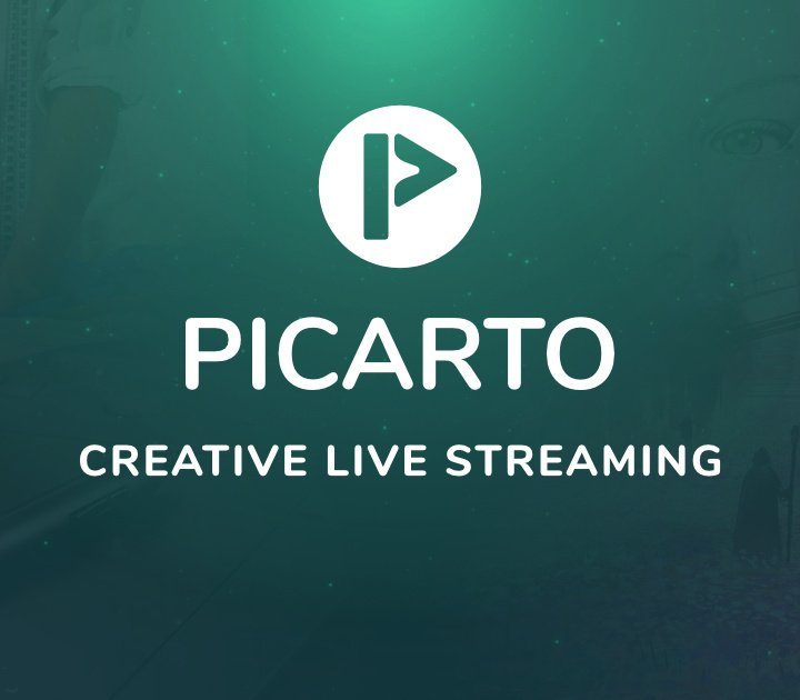 The logo for the Picarto streaming service.