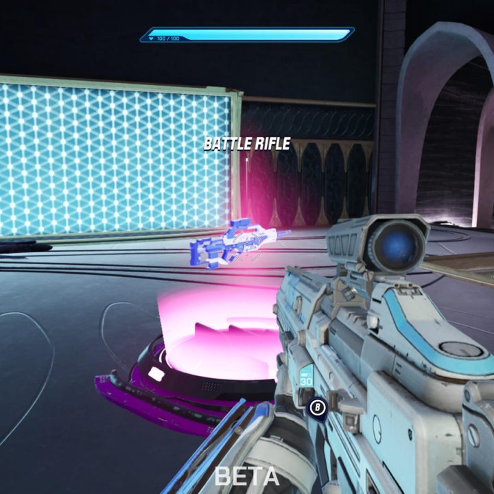 Battle Rifle in Splitgate.