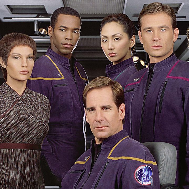 The cast of Star Trek: Enterprise.