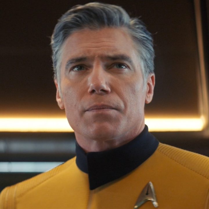 Anson Mount as Captain Christopher Pike.