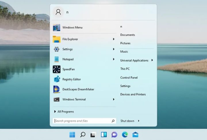 Start11 includes an old style of the Windows Start menu.