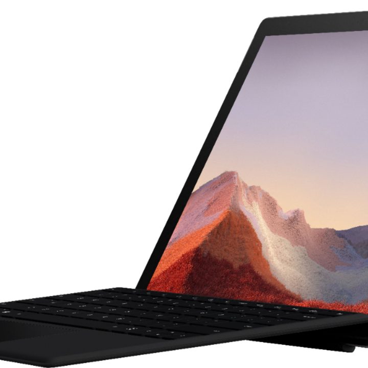 Microsoft Surface Pro 7 tablet white background