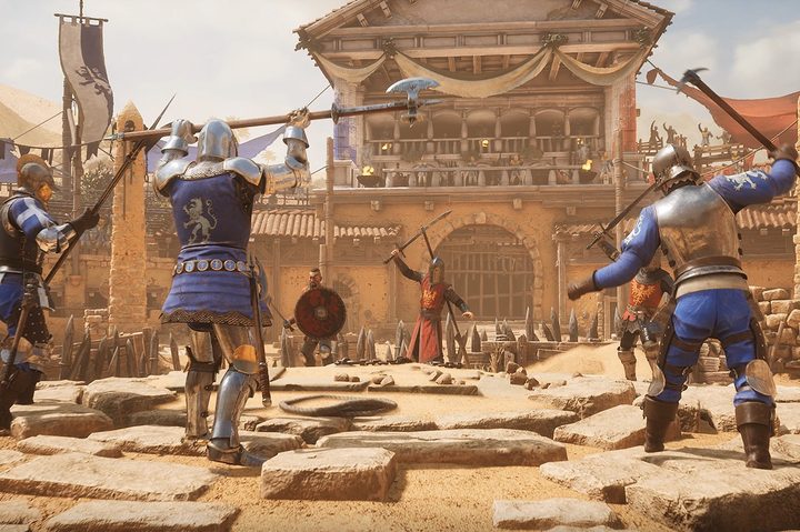 Six players square off in the Arena, Chivalry 2's all-new game mode.