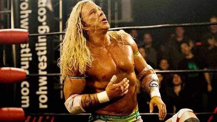 Mickey Rourke in The Wrestler.