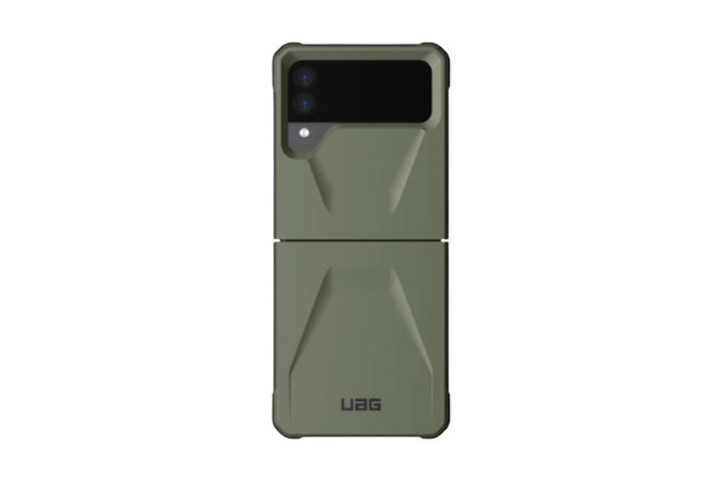 UAG Civilian Tough Case in Olive for the Samsung Galaxy Z Flip 3.