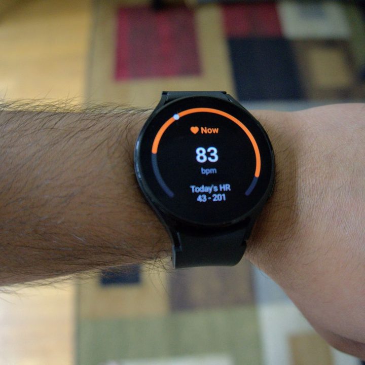 Watch 4 heart rate monitoring.