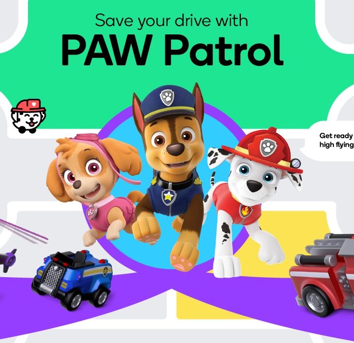 Characters from the PAW Patrol.