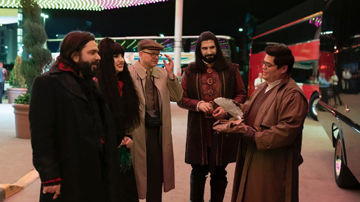 A scene from the third season of What We Do in the Shadows.