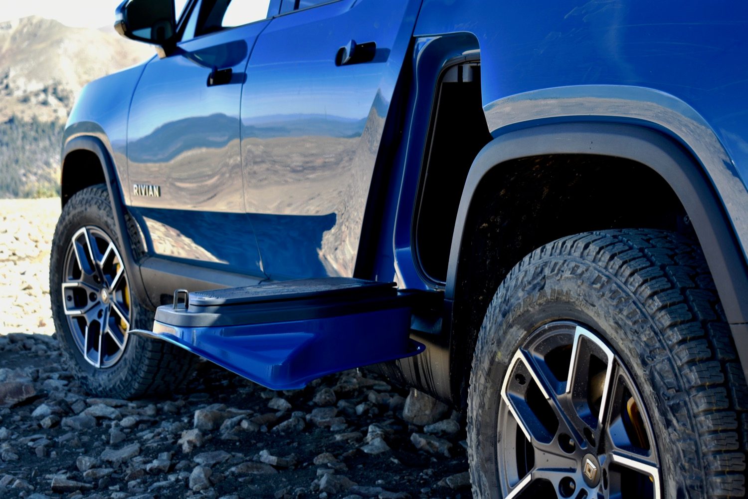 The 2022 Rivian R1T's Gear Tunnel.