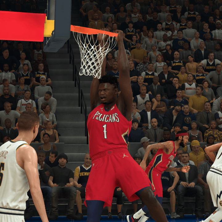 Zion Williamson in NBA 2K22.