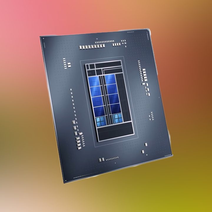 Render of Intel Alder Lake chip.
