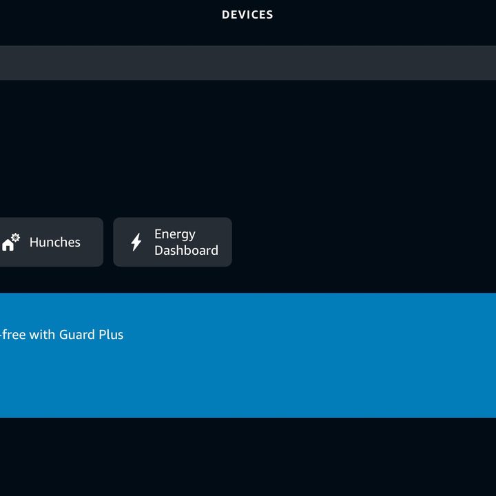 The Alexa devices main screen.